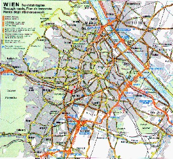 Viena - plano de la ciudad